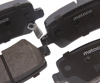 3 789 р. Колодки тормозные CHERY Tiggo (06-) задние (4шт.) EXEED TXL (19-) METACO METACO 3010-308  с доставкой в г. Керчь. Увеличить фотографию 2