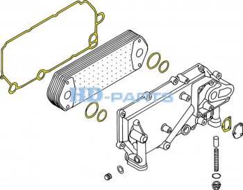 3 599 р. Прокладка SCANIA P,G,R,T теплообменника к-т (2 прокладки+4 кольца) HD-PARTS HD-PARTS 301232  с доставкой в г. Керчь. Увеличить фотографию 2