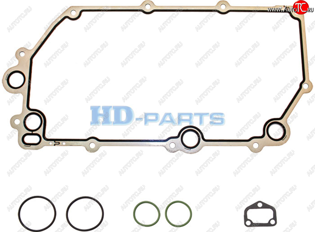 3 599 р. Прокладка SCANIA P,G,R,T теплообменника к-т (2 прокладки+4 кольца) HD-PARTS HD-PARTS 301232  с доставкой в г. Керчь