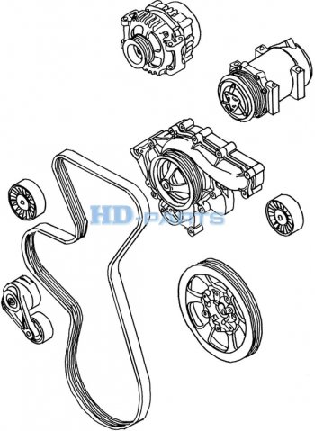 1 099 р. Ролик приводного ремня SCANIA 4 series натяжителя HD-PARTS HD-PARTS 302422  с доставкой в г. Керчь. Увеличить фотографию 6