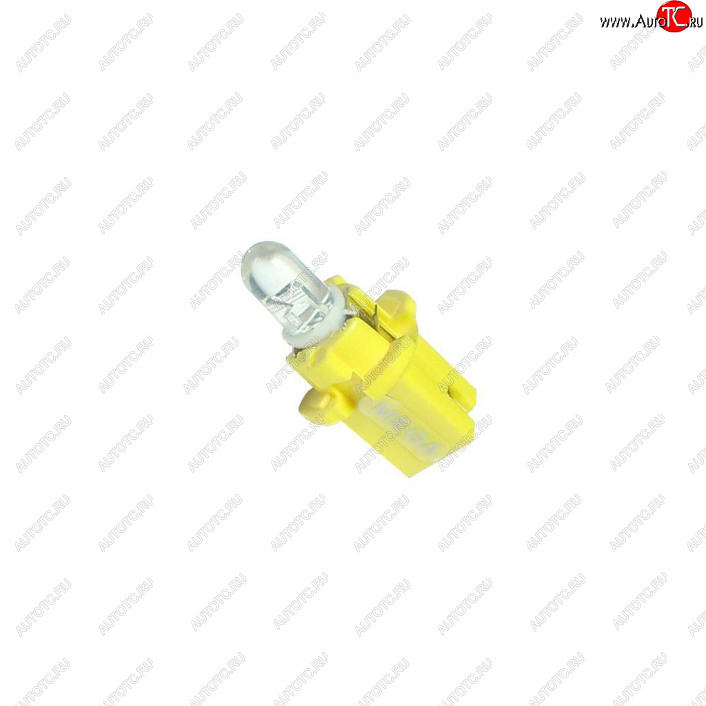 22 р. Лампа светодиодная 12V W1.2W T5 W2x4.6d бесцокольная MEGAPOWER MEGAPOWER-AUTOMOTIVE 30429y  с доставкой в г. Керчь