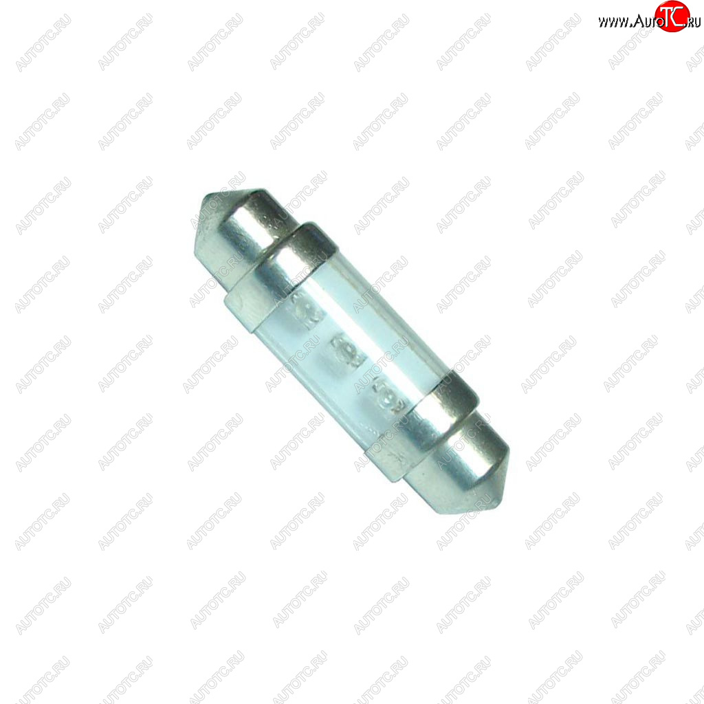 10 р. Лампа светодиодная 12V C10W SV8.5-8 двухцокольная Green MEGAPOWER MEGAPOWER-AUTOMOTIVE 30432g  с доставкой в г. Керчь