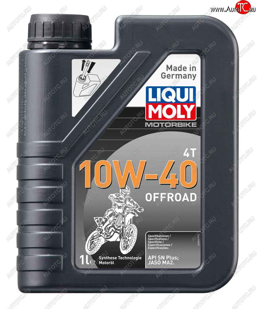 1 469 р. Масло моторное для 4-х тактных двигателей MOTORBIKE 4T OFFROAD 10W40 синт.1л LIQUI MOLY LIQUI MOLY 3055 LIQUI MOLY 3055  с доставкой в г. Керчь