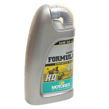 2 099 р. Масло моторное для 4-х тактных двигателей Formula 4T JASO MA 20W50 синт.1л MOTOREX MOTOREX 306222  с доставкой в г. Керчь. Увеличить фотографию 1