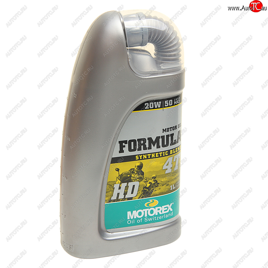 2 099 р. Масло моторное для 4-х тактных двигателей Formula 4T JASO MA 20W50 синт.1л MOTOREX MOTOREX 306222  с доставкой в г. Керчь