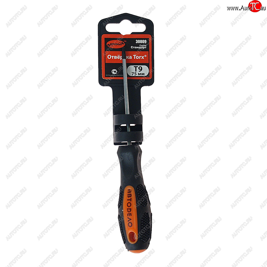94 р. Отвертка TORX T9х75мм АВТОДЕЛО АВТОДЕЛО 30809  с доставкой в г. Керчь