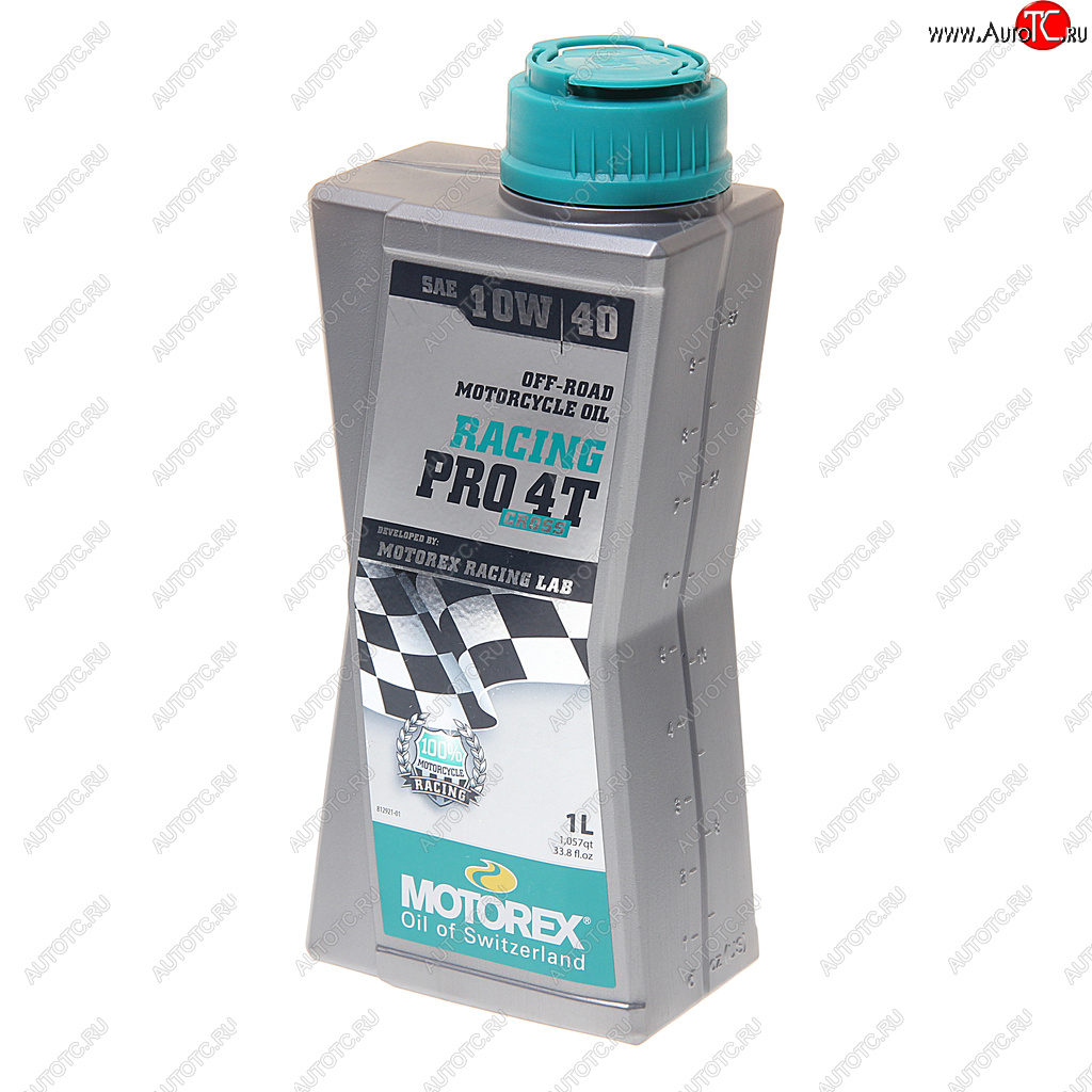 2 499 р. Масло моторное для 4-х тактных двигателей RACING PRO 4T 10W40 синт.1л MOTOREX MOTOREX 308257  с доставкой в г. Керчь
