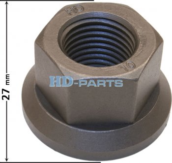 210 р. Гайка колеса SCANIA P,G,R,T (M22х78-11BSFh-30ключ 33мм) юбка подвижная HD-PARTS HD-PARTS 309200  с доставкой в г. Керчь. Увеличить фотографию 2