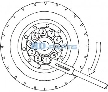 210 р. Гайка колеса SCANIA P,G,R,T (M22х78-11BSFh-30ключ 33мм) юбка подвижная HD-PARTS HD-PARTS 309200  с доставкой в г. Керчь. Увеличить фотографию 5