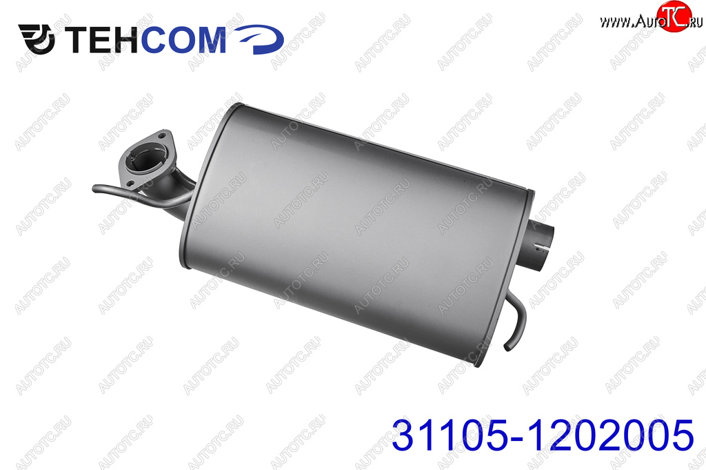 4 749 р. Резонатор ГАЗ-31105 дв.ЗМЗ,Крайслер ЕВРО-3 ТЕХКОМ ТЕХКОМ 31105-1202005  с доставкой в г. Керчь