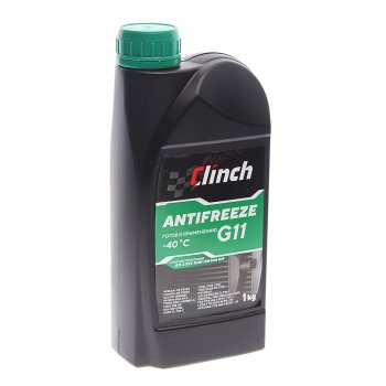 282 р. Антифриз зеленый -40C 1л G11 CLINCH CLINCH 311231g  с доставкой в г. Керчь. Увеличить фотографию 1