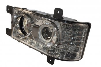 12 349 р. Фара блок КАМАЗ-6520,6511,4308 левая (16 светодиодов) LED AVTOELECTRICA AVTOELECTRICA 311.3775-16 ае  с доставкой в г. Керчь. Увеличить фотографию 1