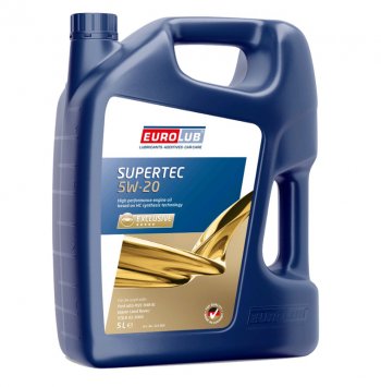 8 249 р. Масло моторное SUPERTEC SN 5W20 синт.5л EUROLUB EUROLUB 314005  с доставкой в г. Керчь. Увеличить фотографию 1