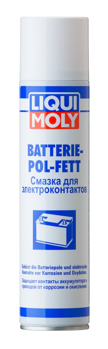 1 059 р. Смазка для клемм аккумулятора, защита от коррозии аэрозоль 300г LIQUI MOLY LIQUI MOLY 3141  с доставкой в г. Керчь. Увеличить фотографию 1