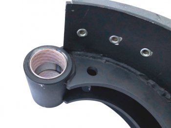 8 399 р. Колодки тормозные ЧМЗАП-99064,93853,99065 (2шт.) комплект на колесо BRAKE BLOCKS BRAKE BLOCKS 314-3502090  с доставкой в г. Керчь. Увеличить фотографию 3
