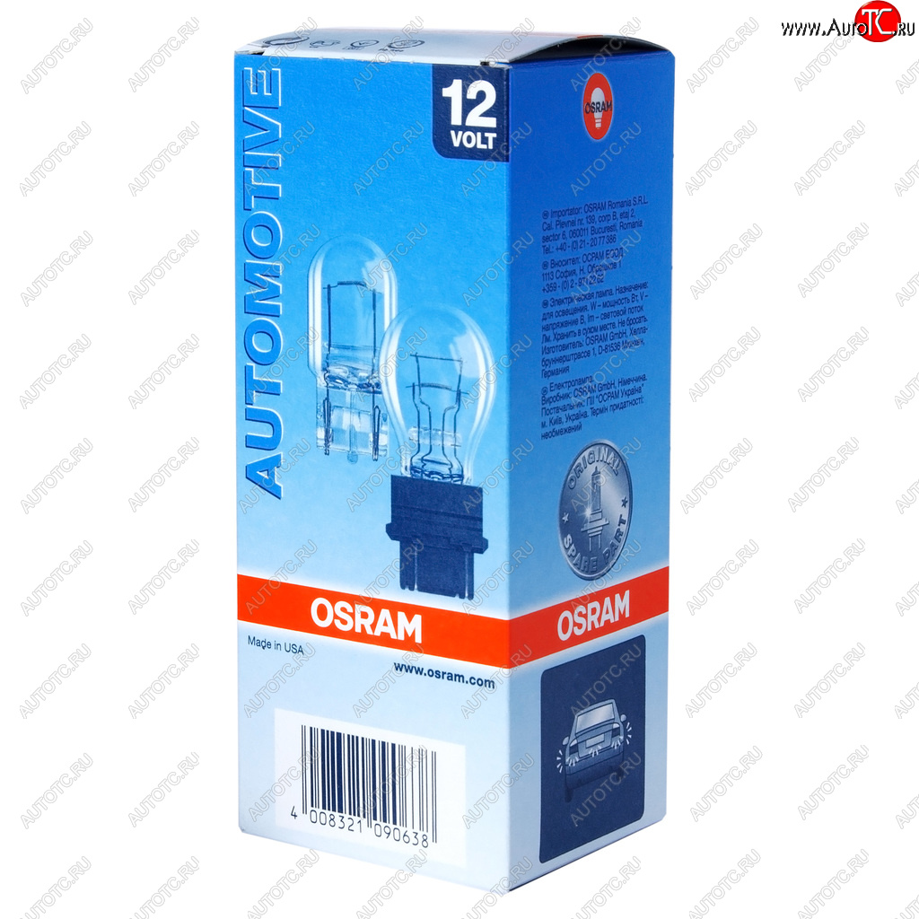 133 р. Лампа 12V P27W W2.5x16d OSRAM OSRAM 3156  с доставкой в г. Керчь