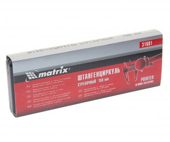 2 089 р. Штангенциркуль 150мм стрелочный MATRIX MATRIX 31601  с доставкой в г. Керчь. Увеличить фотографию 3
