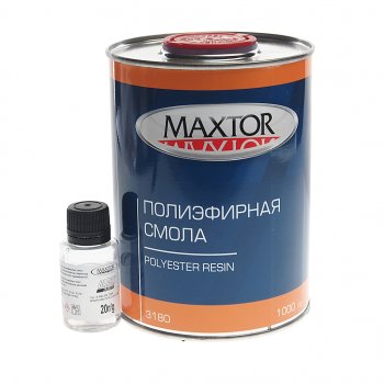 999 р. Смола полиэфирная 1кг с отвердителем 20г MAXTOR MAXTOR 3180 MAXTOR 3180  с доставкой в г. Керчь. Увеличить фотографию 1