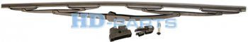 1 579 р. Щетка стеклоочистителя IVECO MAN MERCEDES VOLVO 650мм каркасная HD-PARTS HD-PARTS 318473  с доставкой в г. Керчь. Увеличить фотографию 2