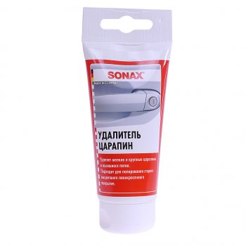 459 р. Полироль кузова для удаления мелких царапин АНТИЦАРАПИН 75мл SONAX SONAX 320100  с доставкой в г. Керчь. Увеличить фотографию 1