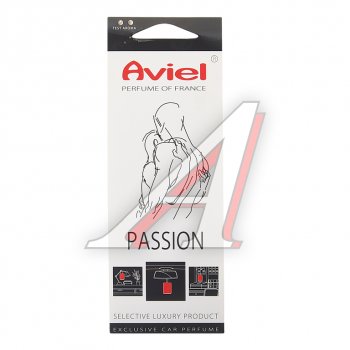 299 р. Ароматизатор подвесной картонный (Passion) Perfume of France AVIEL AVIEL 32034  с доставкой в г. Керчь. Увеличить фотографию 1