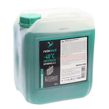 1 179 р. Антифриз зеленый -40C 5л G11 REINWELL REINWELL 3206  с доставкой в г. Керчь. Увеличить фотографию 1