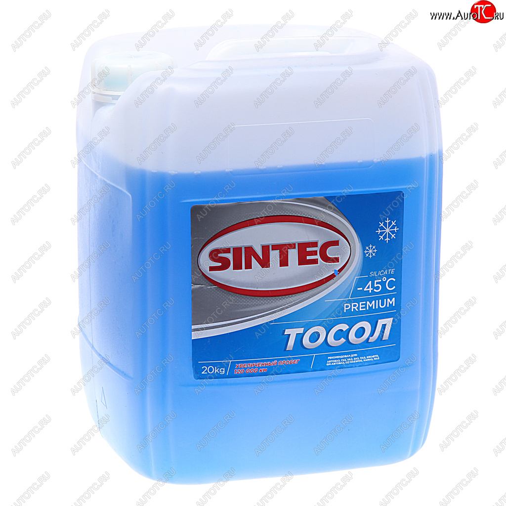 3 789 р. Жидкость охлаждающая ТОСОЛ ОЖ-45 20кг Premium SINTEC SINTEC 322223  с доставкой в г. Керчь