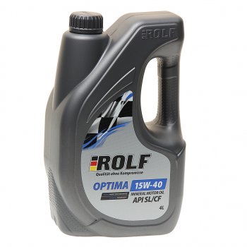 1 499 р. Масло моторное OPTIMA API SLCF 15W40 мин. 4л ROLF ROLF 322433  с доставкой в г. Керчь. Увеличить фотографию 1