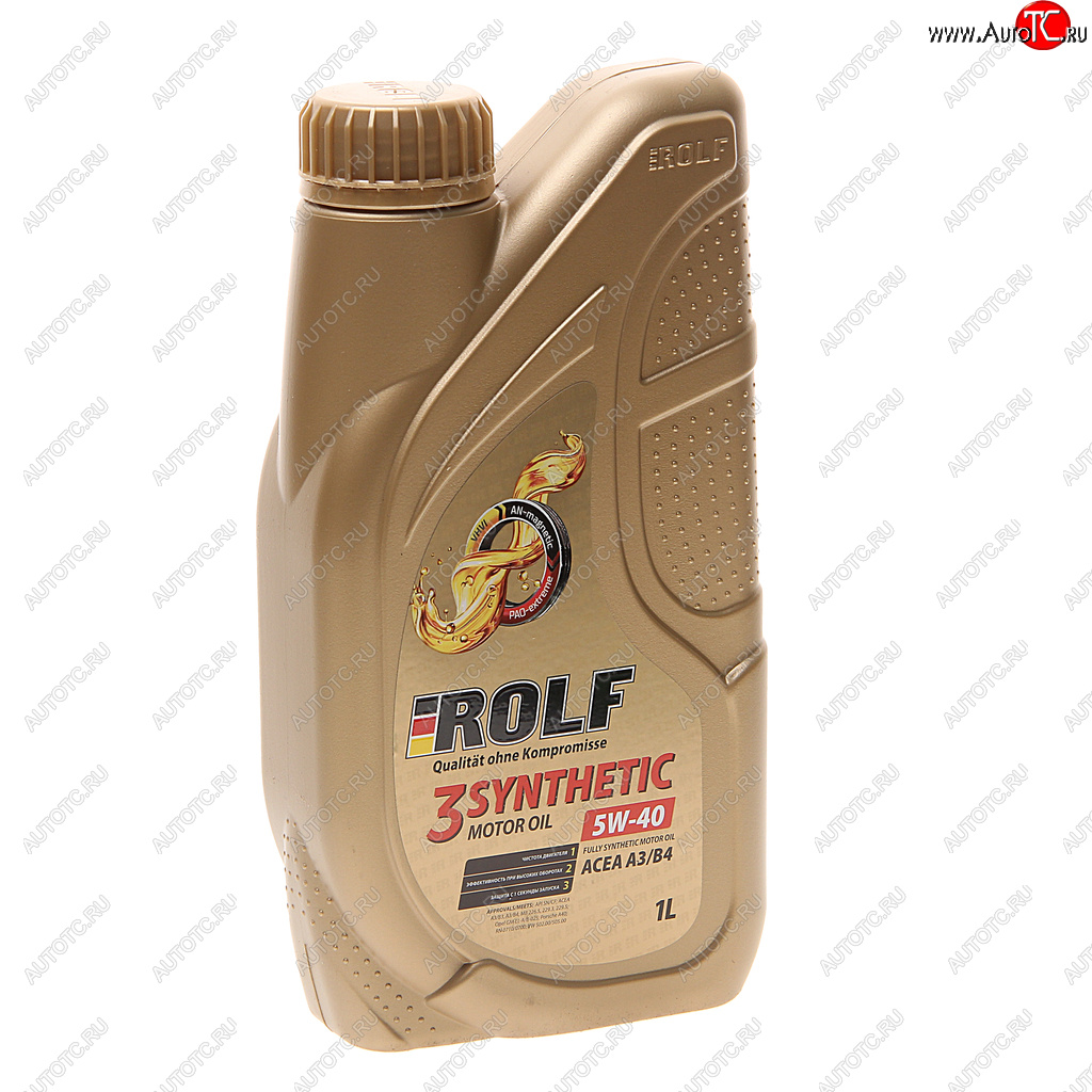 1 079 р. Масло моторное 3-SYNTHETIC A3/B4 5W40 синт.1л ROLF ROLF 322730 ROLF 322730  с доставкой в г. Керчь