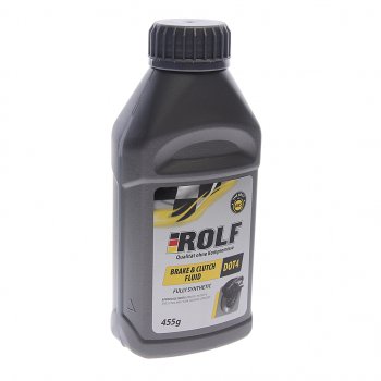 Жидкость тормозная Brake&Clutch Fluid DOT-4 455г ROLF ROLF 323132