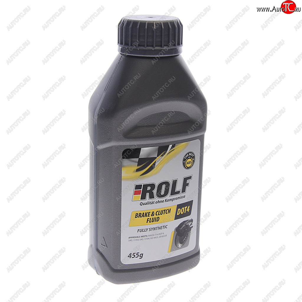 299 р. Жидкость тормозная Brake&Clutch Fluid DOT-4 455г ROLF ROLF 323132  с доставкой в г. Керчь