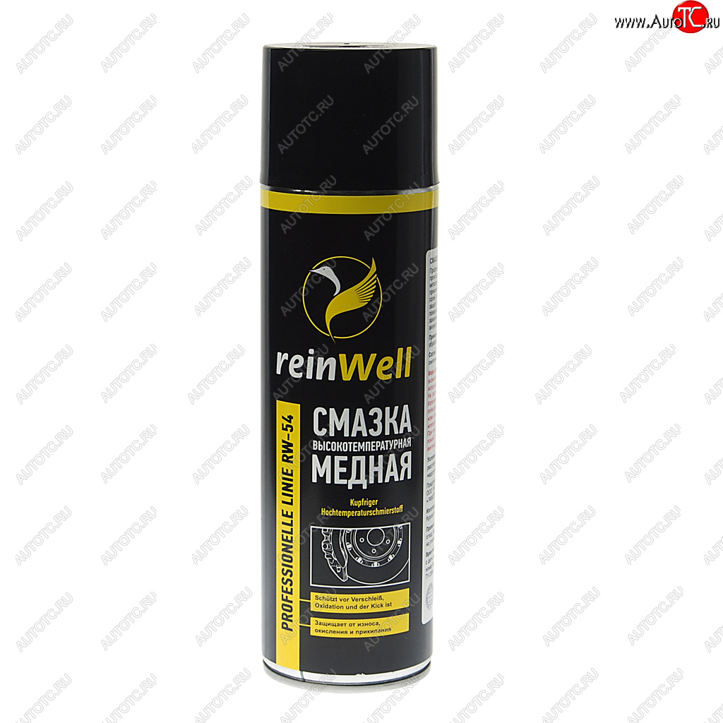 399 р. Смазка медная высокотемпературная 500мл аэрозоль RW-54 REINWELL REINWELL 3257  с доставкой в г. Керчь