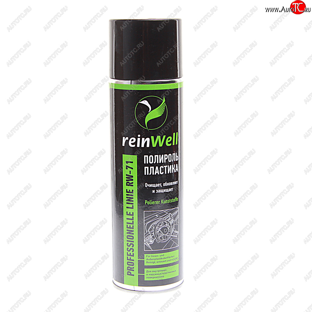 369 р. Полироль пластика аэрозоль 650мл REINWELL REINWELL 3270  с доставкой в г. Керчь