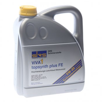 5 549 р. Масло моторное VIVA 1 TOPSYNTH Plus FE 5W30 синт.4л SRS SRS 32917  с доставкой в г. Керчь. Увеличить фотографию 1