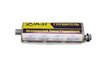 4 599 р. Глушитель ГАЗ-3302,2217,3307 ЕВРО-3 усиленный (хомутфланец) АЗГ АЗГ 3302-1201010-10  с доставкой в г. Керчь. Увеличить фотографию 1