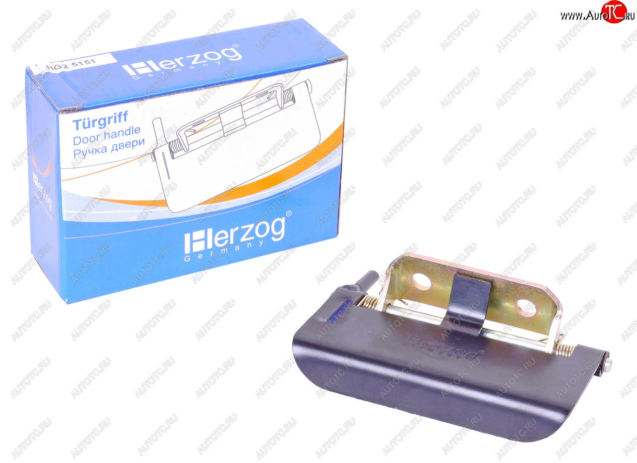 399 р. Ручка ГАЗ-3302 двери наружная левая HERZOG HERZOG 3302-6105151  с доставкой в г. Керчь