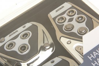 499 р. Накладка педали для МКПП анодированный металл комплект 3шт. NOVA BRIGHT NOVA BRIGHT 33752  с доставкой в г. Керчь. Увеличить фотографию 2