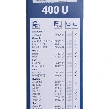 749 р. Щетка стеклоочистителя 400мм Twin BOSCH BOSCH 3397004579  с доставкой в г. Керчь. Увеличить фотографию 3