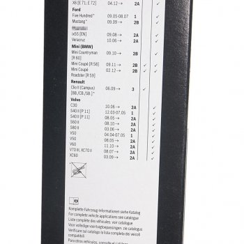 1 399 р. Щетка стеклоочистителя 500мм Plus Aerotwin BOSCH BOSCH 3397006947  с доставкой в г. Керчь. Увеличить фотографию 3