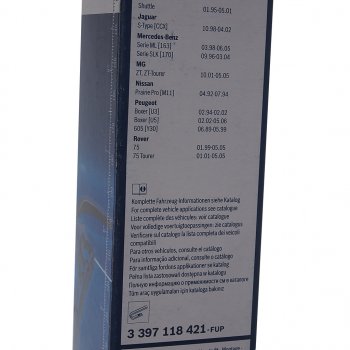 2 049 р. Щетка стеклоочистителя 550/500мм комплект Twin BOSCH BOSCH 3397118421 BOSCH 3397118421  с доставкой в г. Керчь. Увеличить фотографию 7