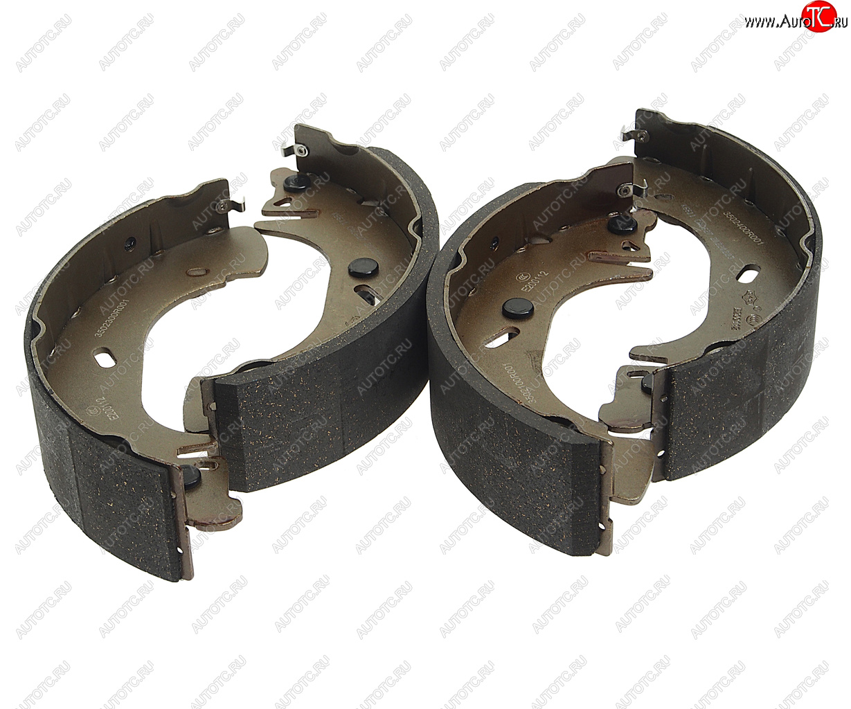 9 699 р. Колодки тормозные JAC Sunray задние барабанные (4шт.) OE JAC 3502010r001b-f180  с доставкой в г. Керчь