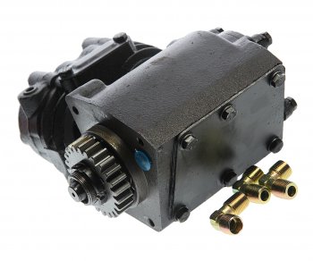13 849 р. Компрессор КАМАЗ (2 цилиндровый) жид. охлаж. 210лмин. MEGAPOWER MEGAPOWER 350-27-010  с доставкой в г. Керчь. Увеличить фотографию 3