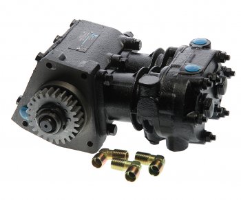 13 849 р. Компрессор КАМАЗ (2 цилиндровый) жид. охлаж. 210лмин. MEGAPOWER MEGAPOWER 350-27-010  с доставкой в г. Керчь. Увеличить фотографию 1