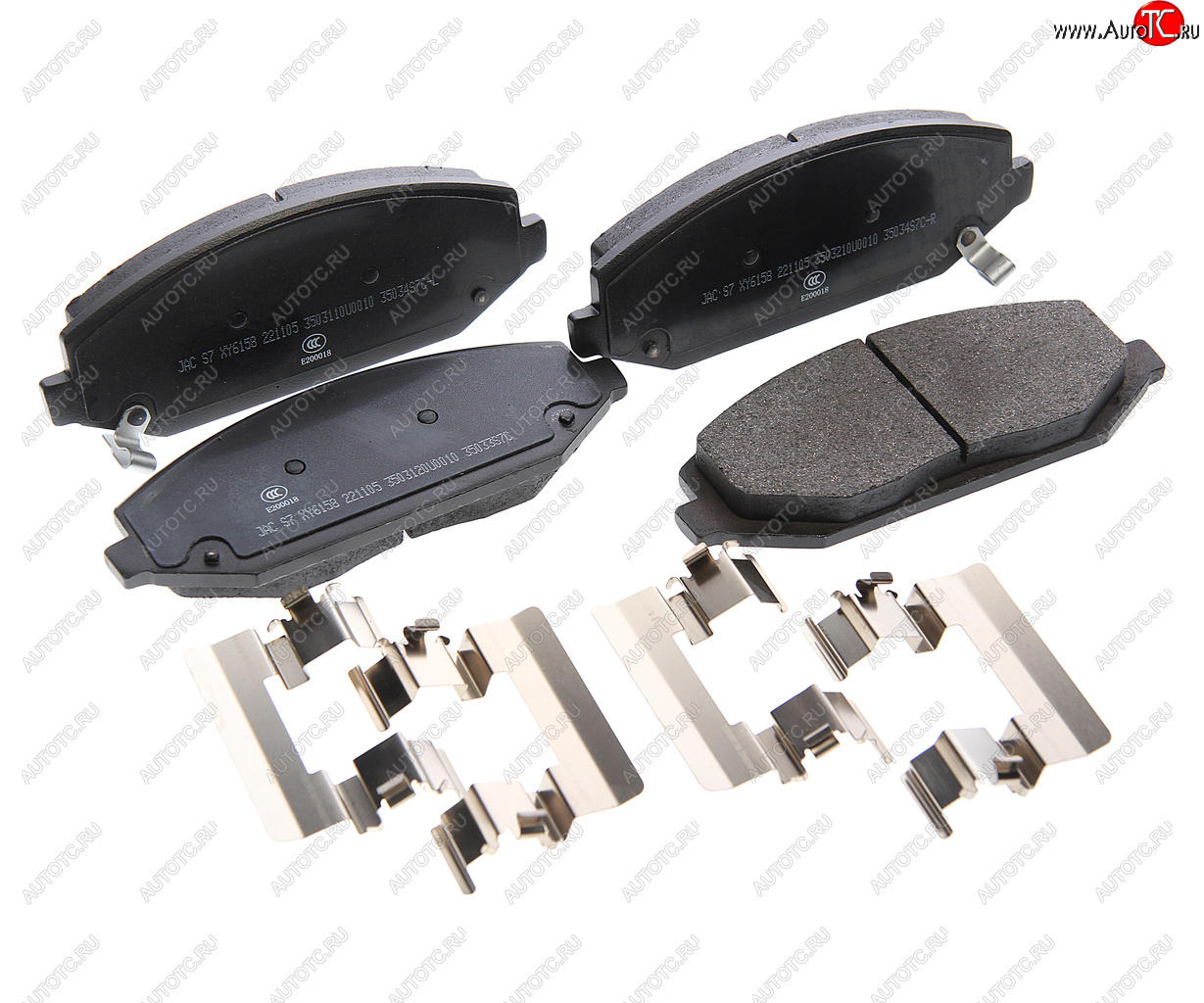9 199 р. Колодки тормозные JAC S7 передние (4шт.) OE JAC 3503100u0010-f011  с доставкой в г. Керчь