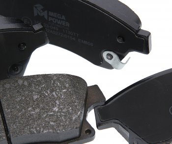 1 329 р. Колодки тормозные CHEVROLET Cruze (09-) OPEL Astra J передние (R15) (4шт.) MEGAPOWER MEGAPOWER 350-33-049  с доставкой в г. Керчь. Увеличить фотографию 2