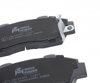 989 р. Колодки тормозные передние (4шт.) MEGAPOWER Honda Accord 5 CD купе рестайлинг (1996-1998)  с доставкой в г. Керчь. Увеличить фотографию 3