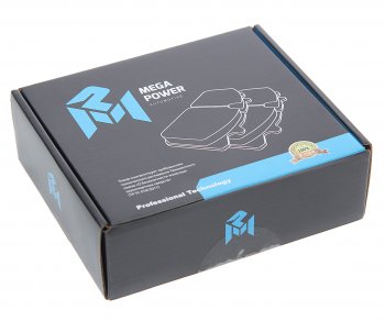 1 139 р. Колодки тормозные задние (4шт.) MEGAPOWER Chevrolet Cruze J308 универсал рестайлинг (2012-2015)  с доставкой в г. Керчь. Увеличить фотографию 4