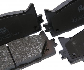 989 р. Колодки тормозные передние (4шт.) MEGAPOWER Toyota Camry XV40 дорестайлинг (2006-2008)  с доставкой в г. Керчь. Увеличить фотографию 2