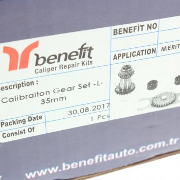 1 429 р. Ремкомплект суппорта MERITOR Elsa 1 (подводной механизм левый) (35мм) BENEFIT BENEFIT 3508-1  с доставкой в г. Керчь. Увеличить фотографию 3