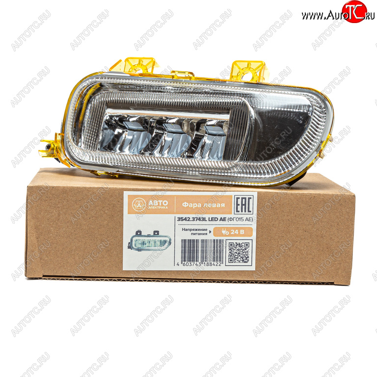 2 599 р. Фара противотуманная КАМАЗ-5490,MERCEDES Axor левая LED AVTOELECTRICA AVTOELECTRICA 3542.3743l led aе (фг015 ae)  с доставкой в г. Керчь